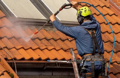 Démoussage et hydrofuge de toiture à Bourget-en-Huile